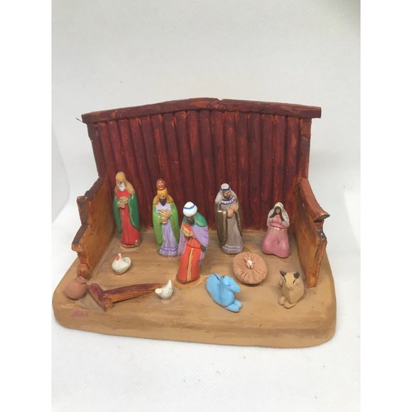 Mini Nativity Scene 4x6" Christmas Holidays Seasonal - Picture 3 of 6